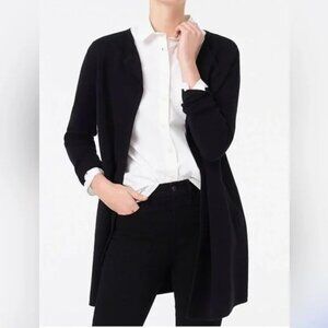 J. Crew Vanessa Sweater Jacket in Black Size Small